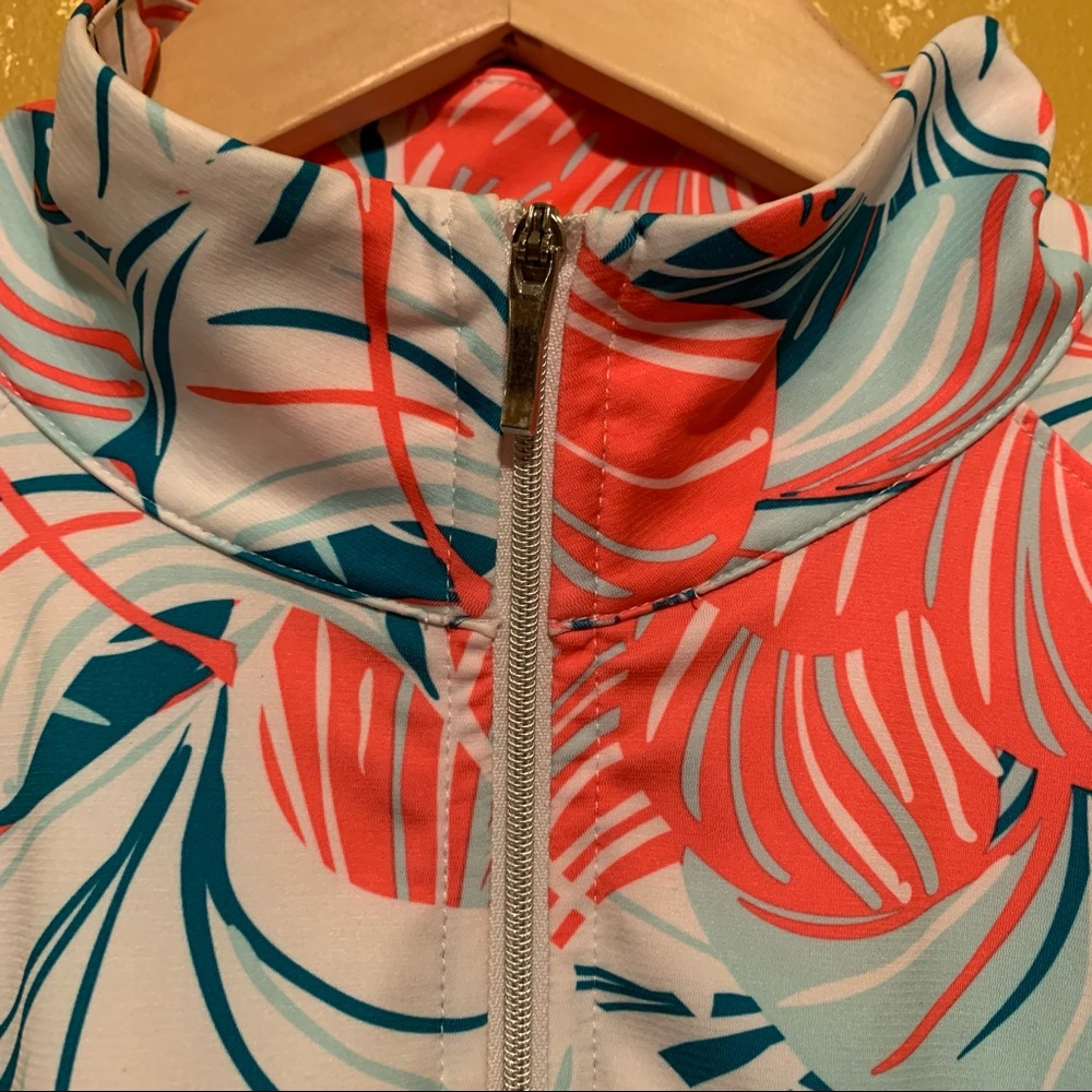 NWOT LADY HAGEN Tropical ¼-Zip Golf Pullover - Picture 7 of 10